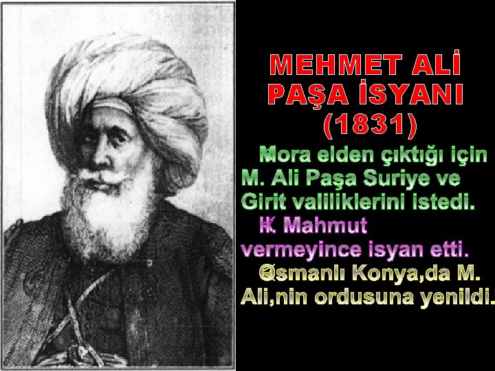 MEHMET ALİ PAŞA İSYANI (1831) 