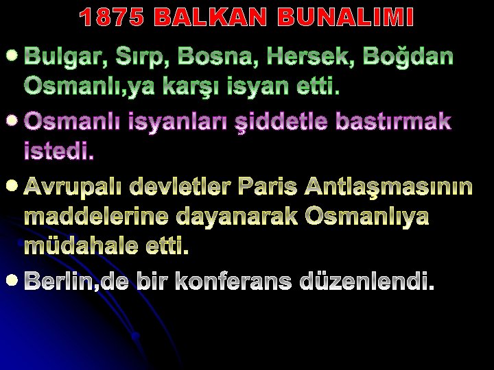 1875 BALKAN BUNALIMI l l 