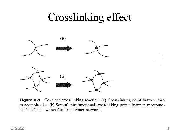 Crosslinking effect 11/26/2020 3 