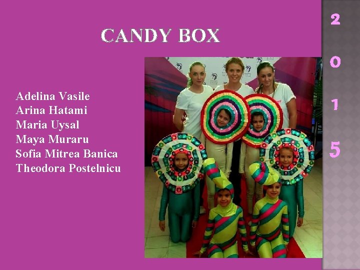 CANDY BOX 2 0 Adelina Vasile Arina Hatami Maria Uysal Maya Muraru Sofia Mitrea