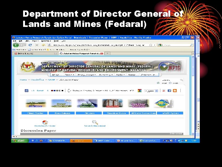 Department of Director General of Lands and Mines (Fedaral) 