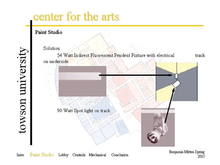 center for the arts towson university Paint Studio Intro Solution 54 Watt Indirect Fluorescent