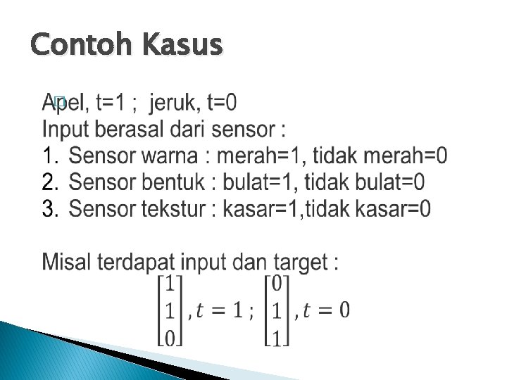Contoh Kasus � 