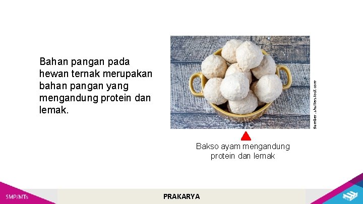 Sumber: shutterstock. com Bahan pangan pada hewan ternak merupakan bahan pangan yang mengandung protein