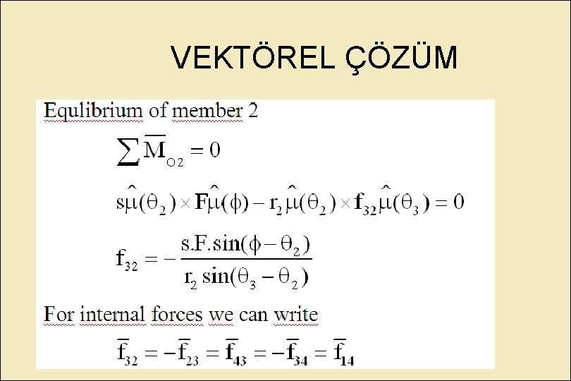 VEKTÖREL ÇÖZÜM 