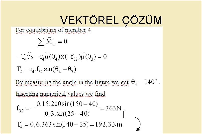 VEKTÖREL ÇÖZÜM 