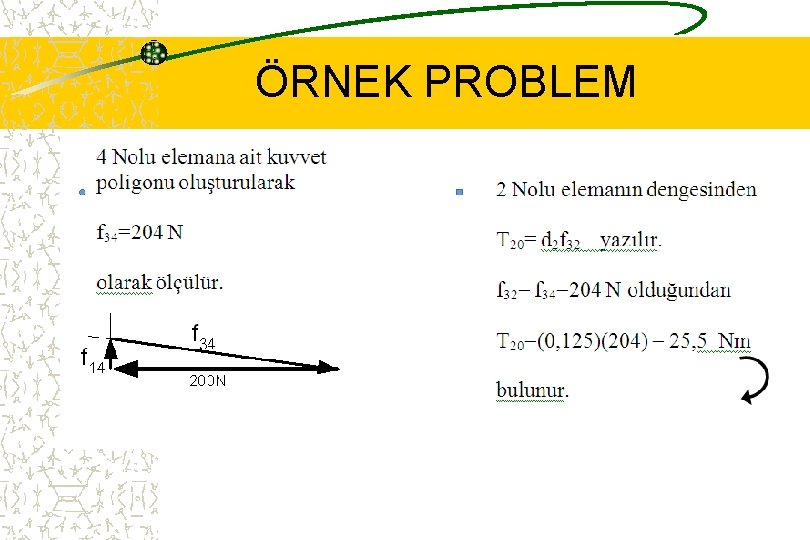 ÖRNEK PROBLEM 