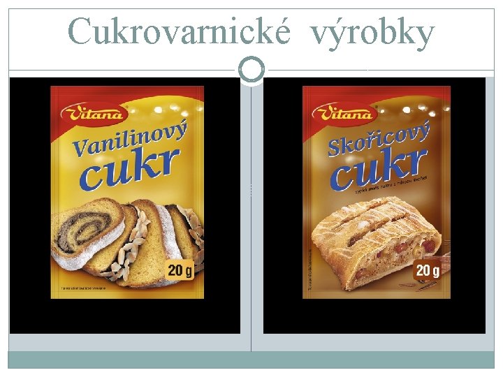 Cukrovarnické výrobky 