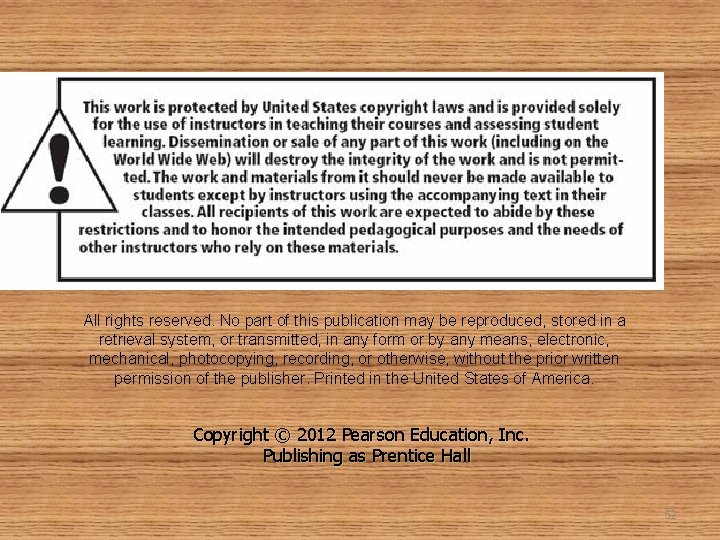 All rights reserved. No part of this publication may be reproduced, stored in a