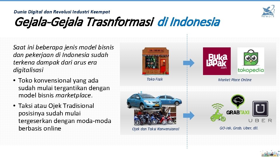 Dunia Digital dan Revolusi Industri Keempat Gejala-Gejala Trasnformasi di Indonesia Saat ini beberapa jenis