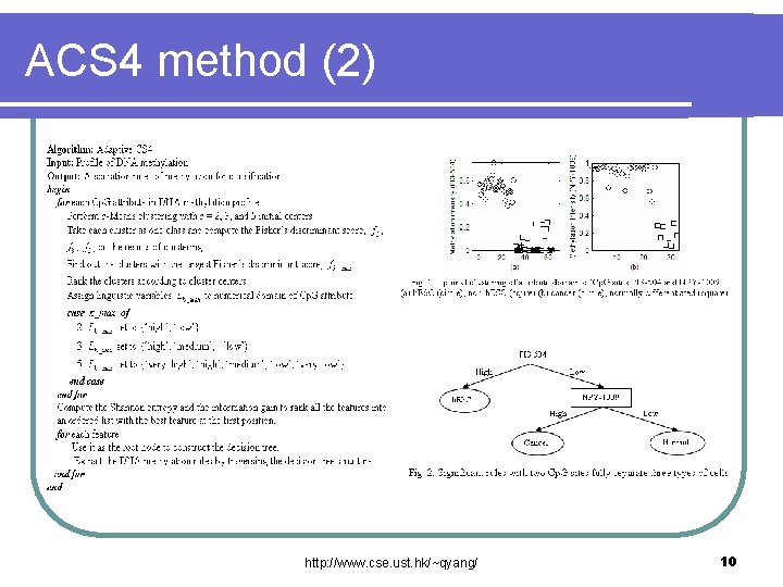 ACS 4 method (2) http: //www. cse. ust. hk/~qyang/ 10 