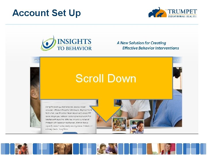 Account Set Up Scroll Down 