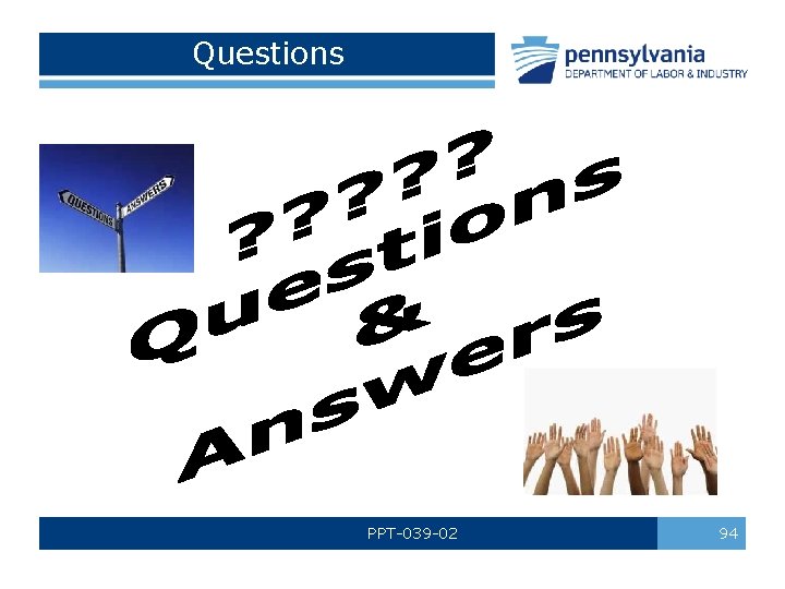 Questions PPT-039 -02 94 