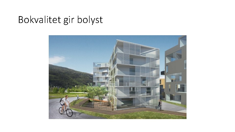 Bokvalitet gir bolyst 