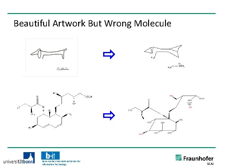 Beautiful Artwork But Wrong Molecule Bonn-Aachen International Center for Information Technology 