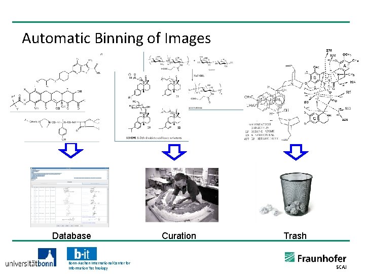 Automatic Binning of Images Database Bonn-Aachen International Center for Information Technology Curation Trash 