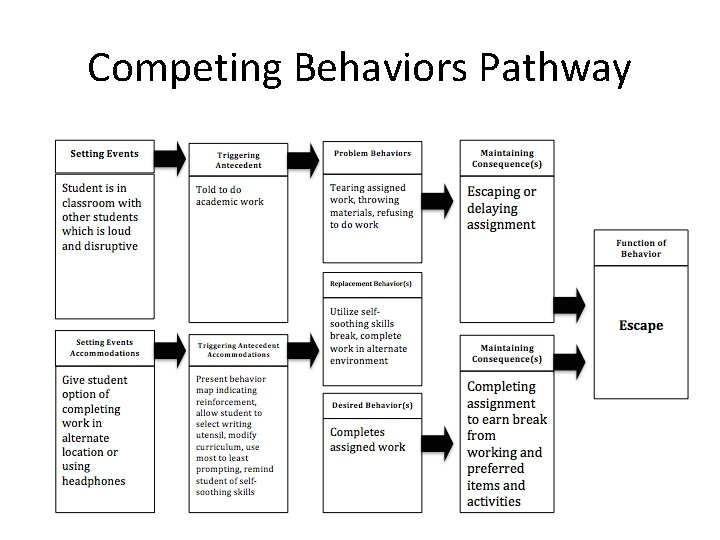 Competing Behaviors Pathway 