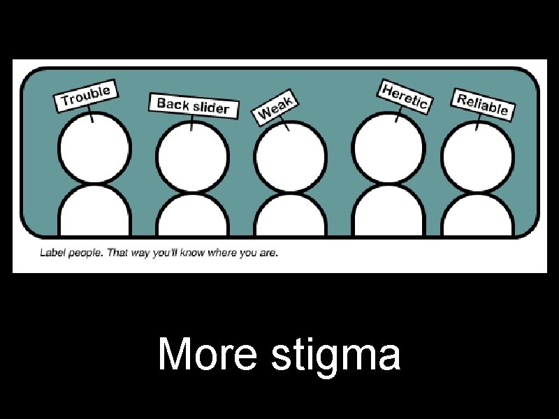 More stigma 