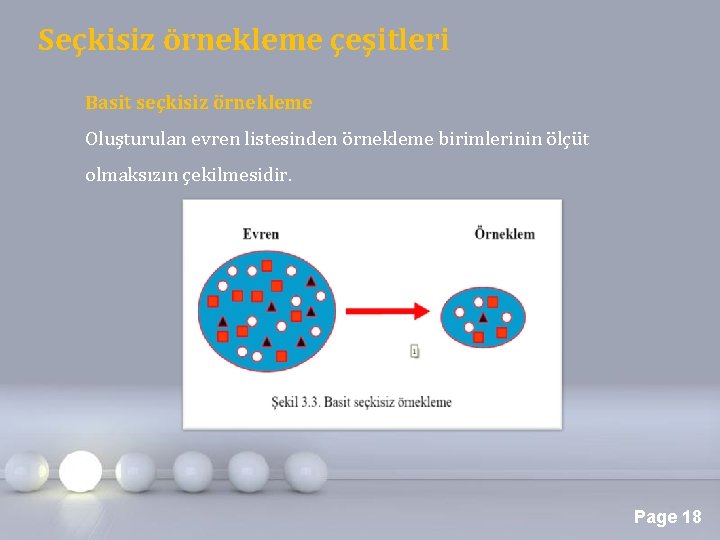 Seçkisiz örnekleme çeşitleri Basit seçkisiz örnekleme Oluşturulan evren listesinden örnekleme birimlerinin ölçüt olmaksızın çekilmesidir.