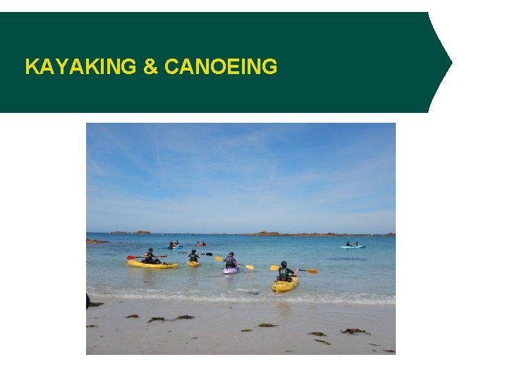 KAYAKING & CANOEING 