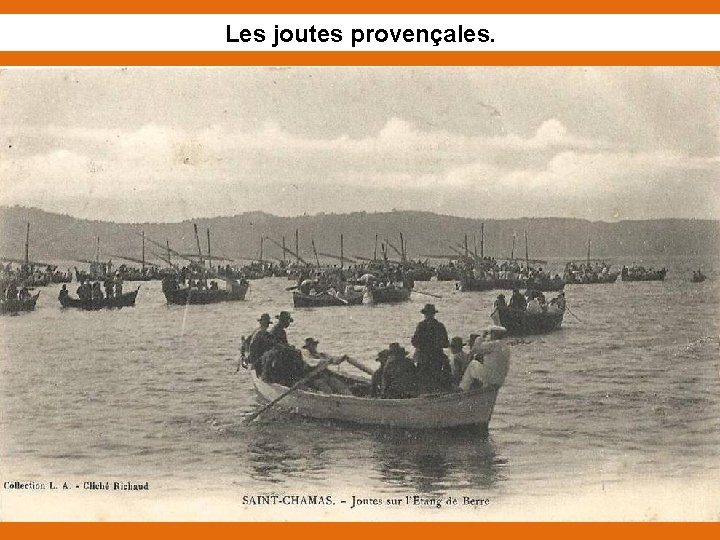 Les joutes provençales. 