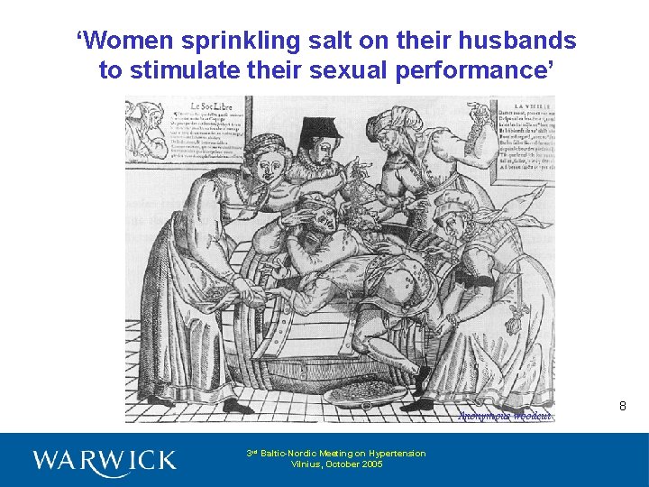 ‘Women sprinkling salt on their husbands to stimulate their sexual performance’ Anonymous woodcut 3
