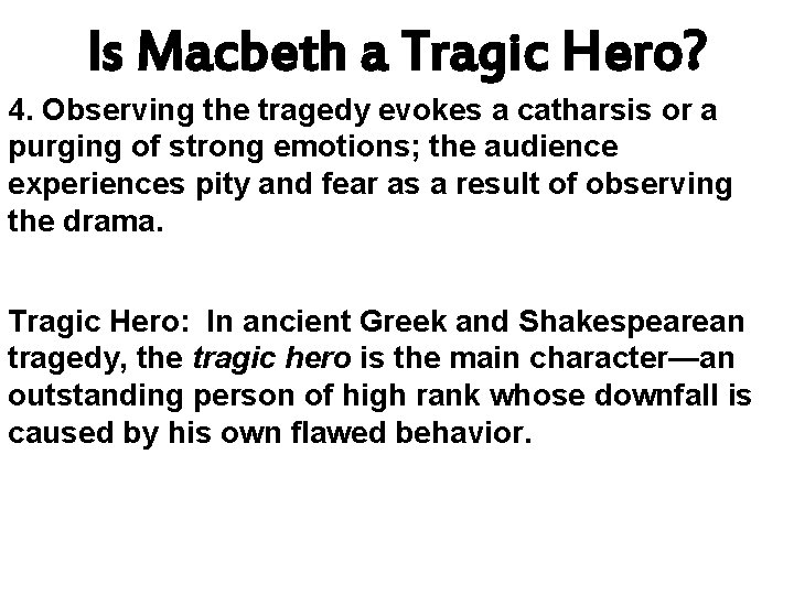 Literary Analysis The Tragedy of Macbeth For brave
