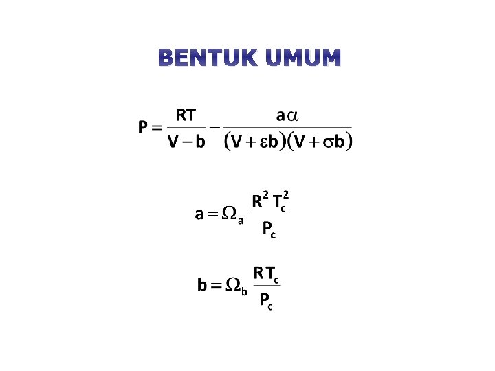 BENTUK UMUM 