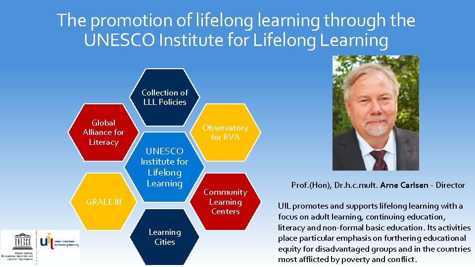 The promotion of lifelong learning through the UNESCO Institute for Lifelong Learning Collection of