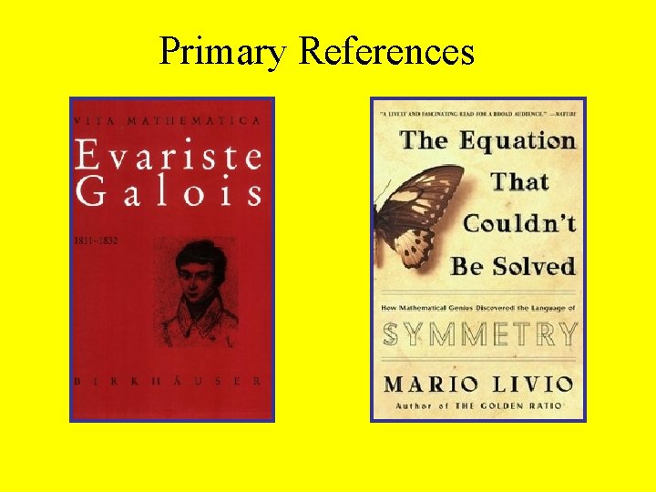 Primary References 