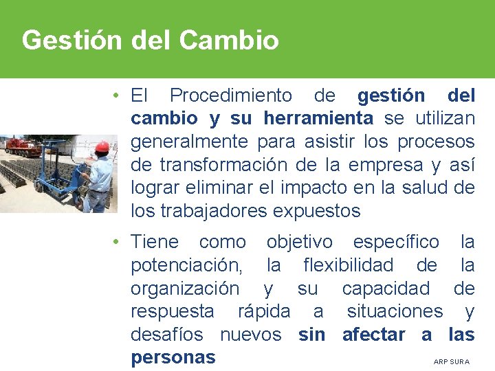 Gestin del Cambio y su impacto en la
