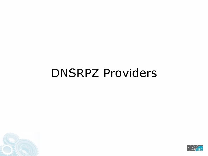 DNSRPZ Providers 