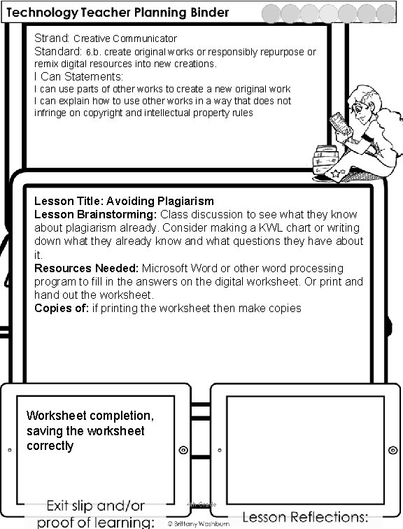 Strand: Creative Communicator Standard: 6. b. create original works or responsibly repurpose or remix