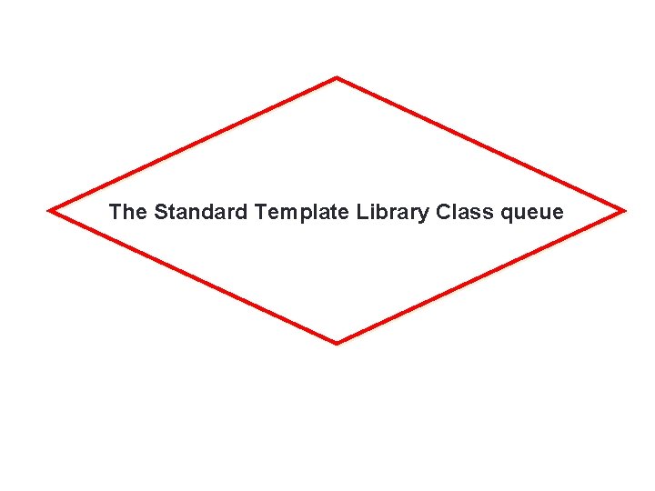 42 The Standard Template Library Class queue 