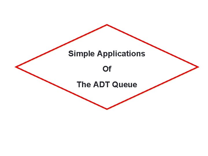 45 Simple Applications Of The ADT Queue 