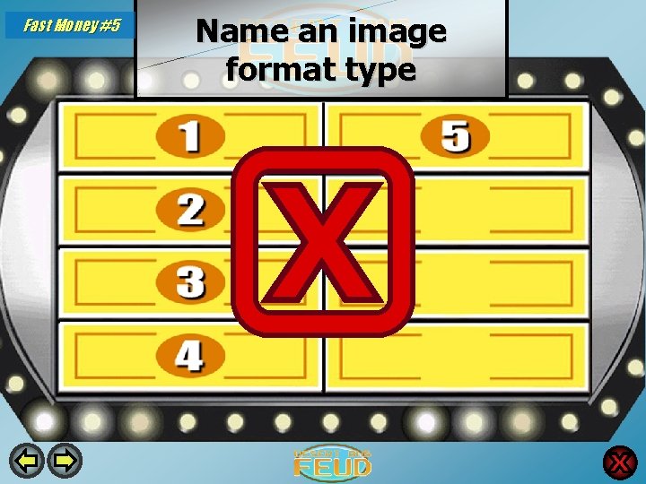 Name an image format type Fast Money #5 PNG 33 JPG 31 GIF 16 Name an image format type Fast Money #5 PNG 33 JPG 31 GIF 16
