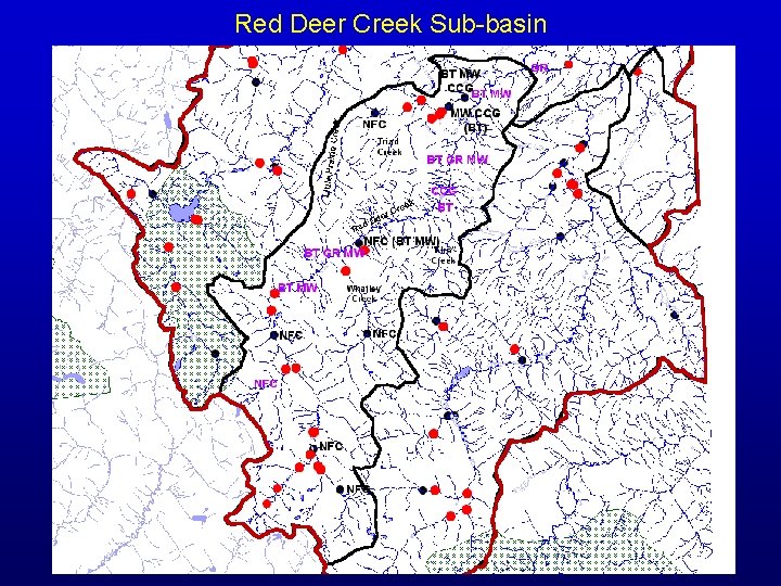 Red Deer Creek Sub-basin 
