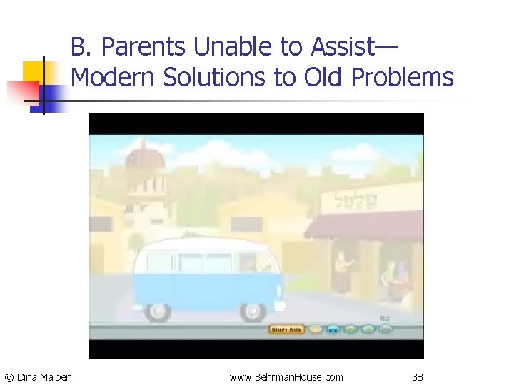 B. Parents Unable to Assist— Modern Solutions to Old Problems © Dina Maiben www.