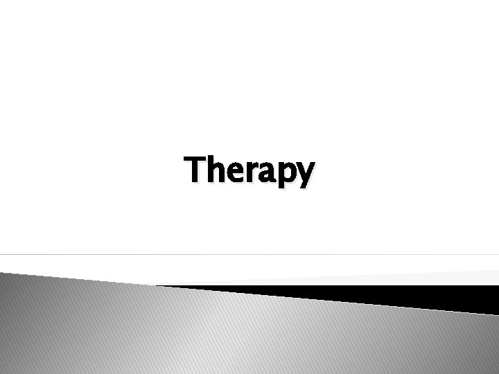 Therapy 