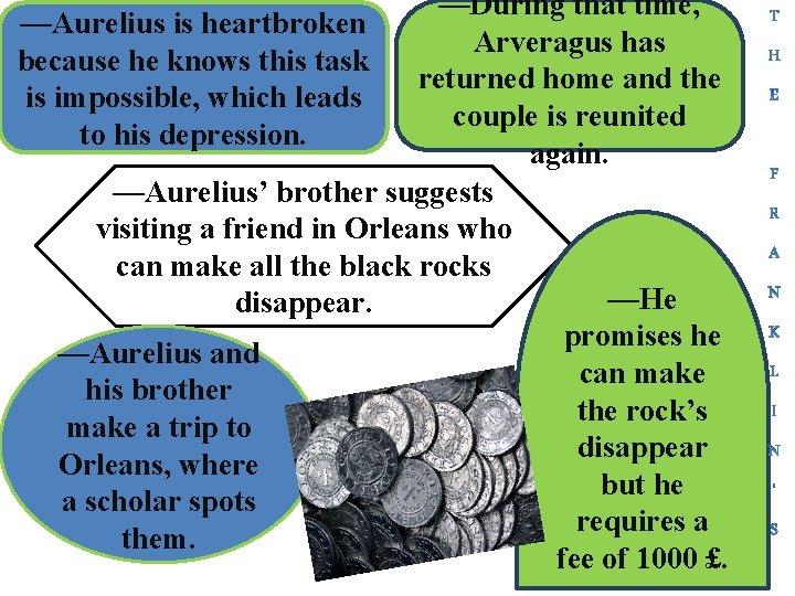 —During that time, —Aurelius is heartbroken Arveragus has because he knows this task returned