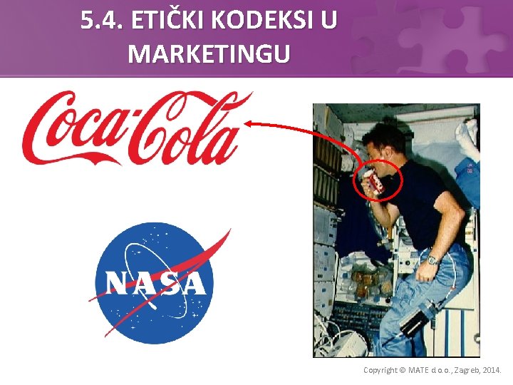 5. 4. ETIČKI KODEKSI U MARKETINGU Copyright © MATE d. o. o. , Zagreb,