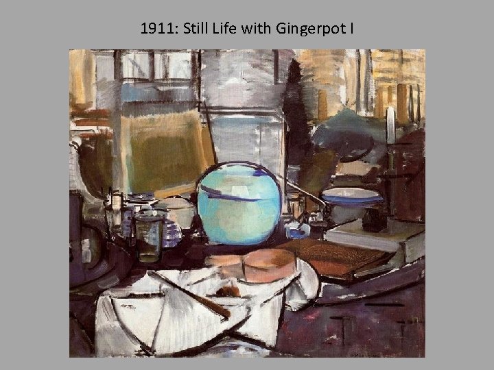 1911: Still Life with Gingerpot I 