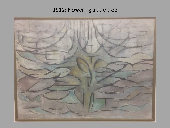 1912: Flowering apple tree 