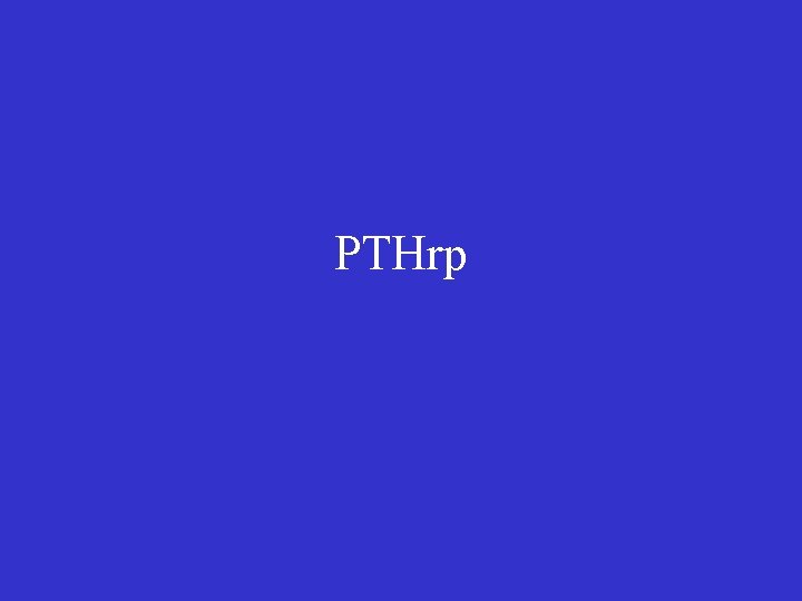 PTHrp 