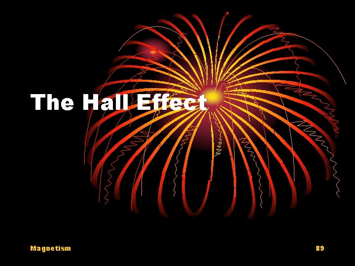 The Hall Effect Magnetism 89 