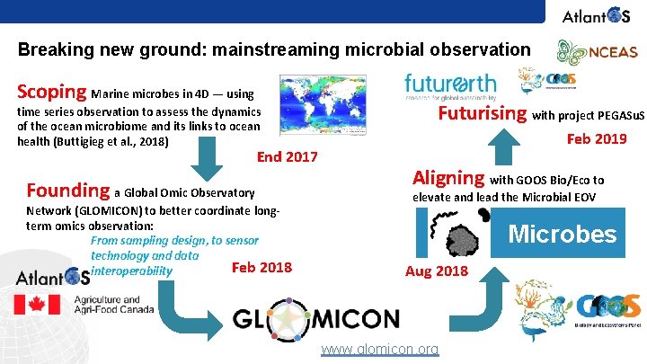 Breaking new ground: mainstreaming microbial observation Scoping Marine microbes in 4 D — using