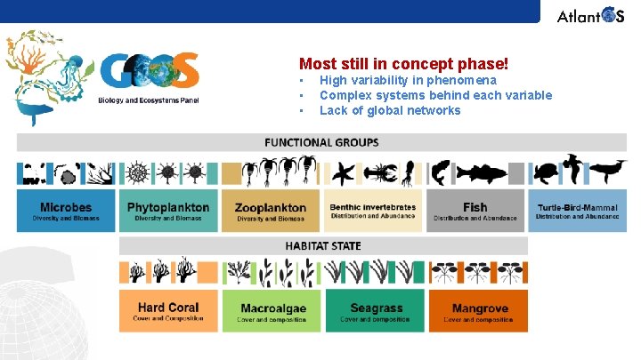 Most still in concept phase! • • • High variability in phenomena Complex systems