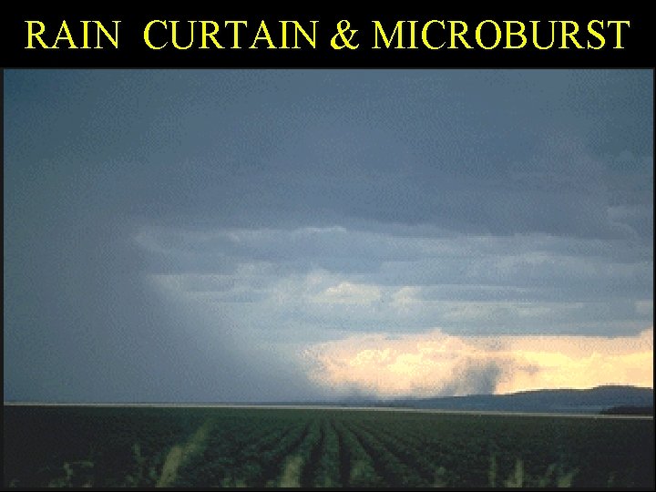 RAIN CURTAIN & MICROBURST 