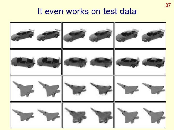 It even works on test data 37 