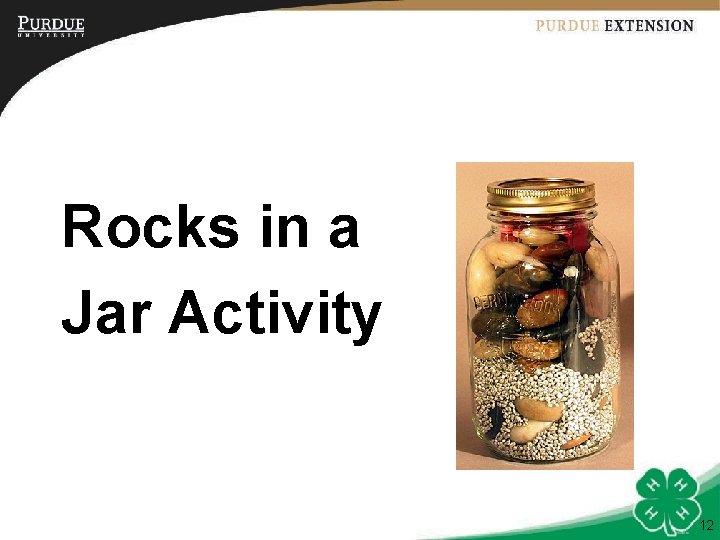 Rocks in a Jar Activity 12 